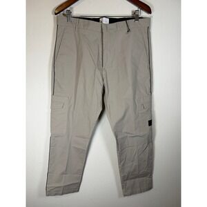 LOWBRAND Tan Cargo Pants Men's Size 33 Utility Side Stripe Casual